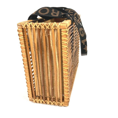 Brown Fabric Fendi Baguette