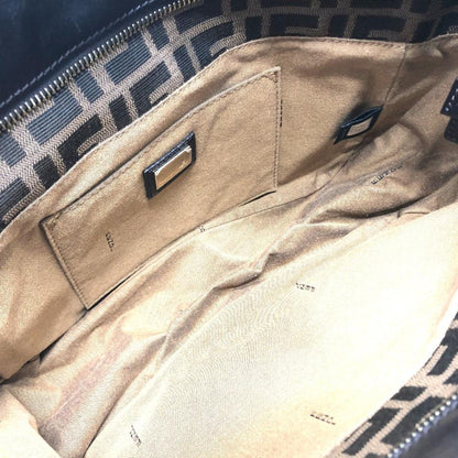 Brown Fabric Fendi Baguette