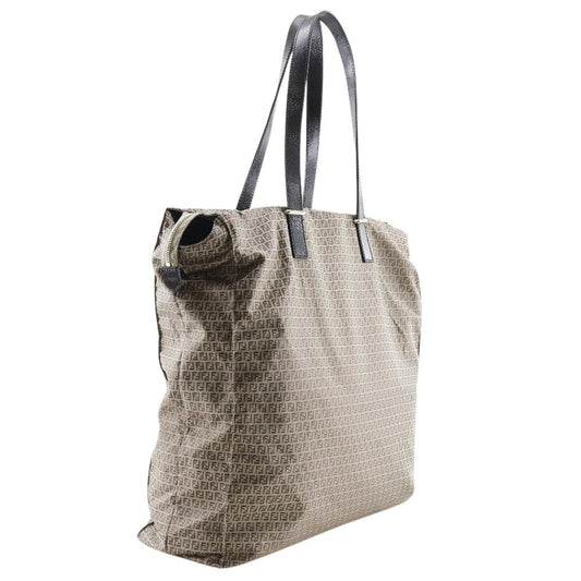 Brown Fabric Fendi Tote