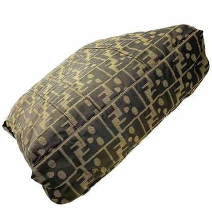 Brown Fabric Fendi Tote