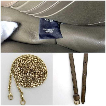 Brown Leather Fendi Shoulder Bag