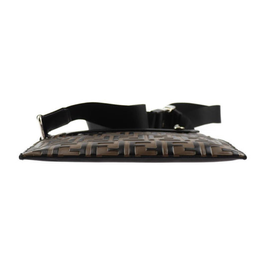 Brown Leather Fendi Shoulder Bag