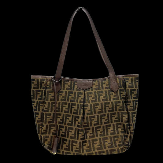 Brown Leather Fendi Baguette