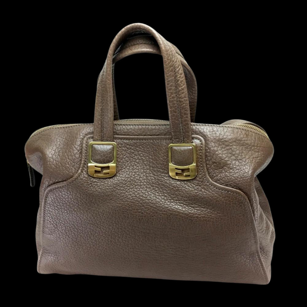 Brown Leather Fendi Handbag