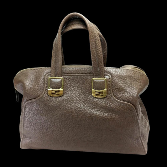 Brown Leather Fendi Handbag