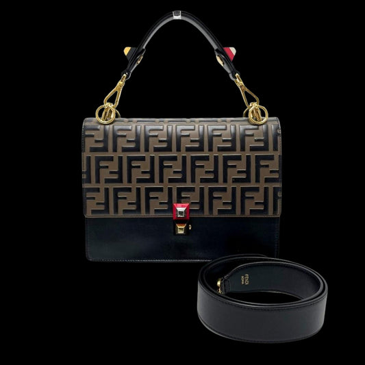 Brown Leather Fendi Baguette