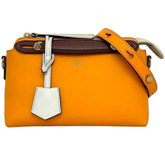 Brown Leather Fendi Crossbody Bag