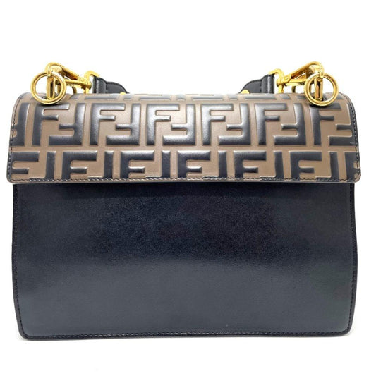 Brown Leather Fendi Baguette