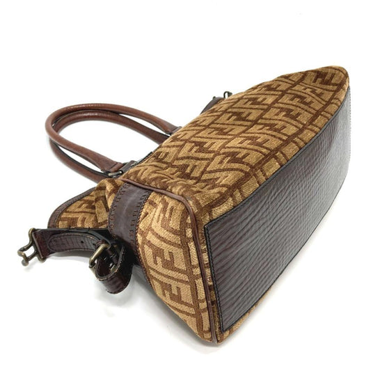 Brown Leather Fendi Baguette