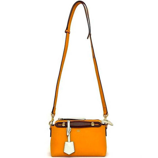 Brown Leather Fendi Crossbody Bag