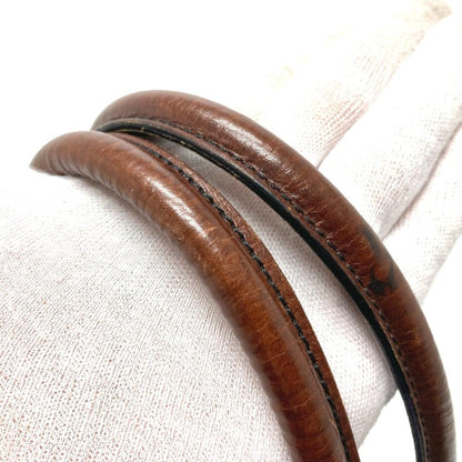 Brown Leather Fendi Baguette