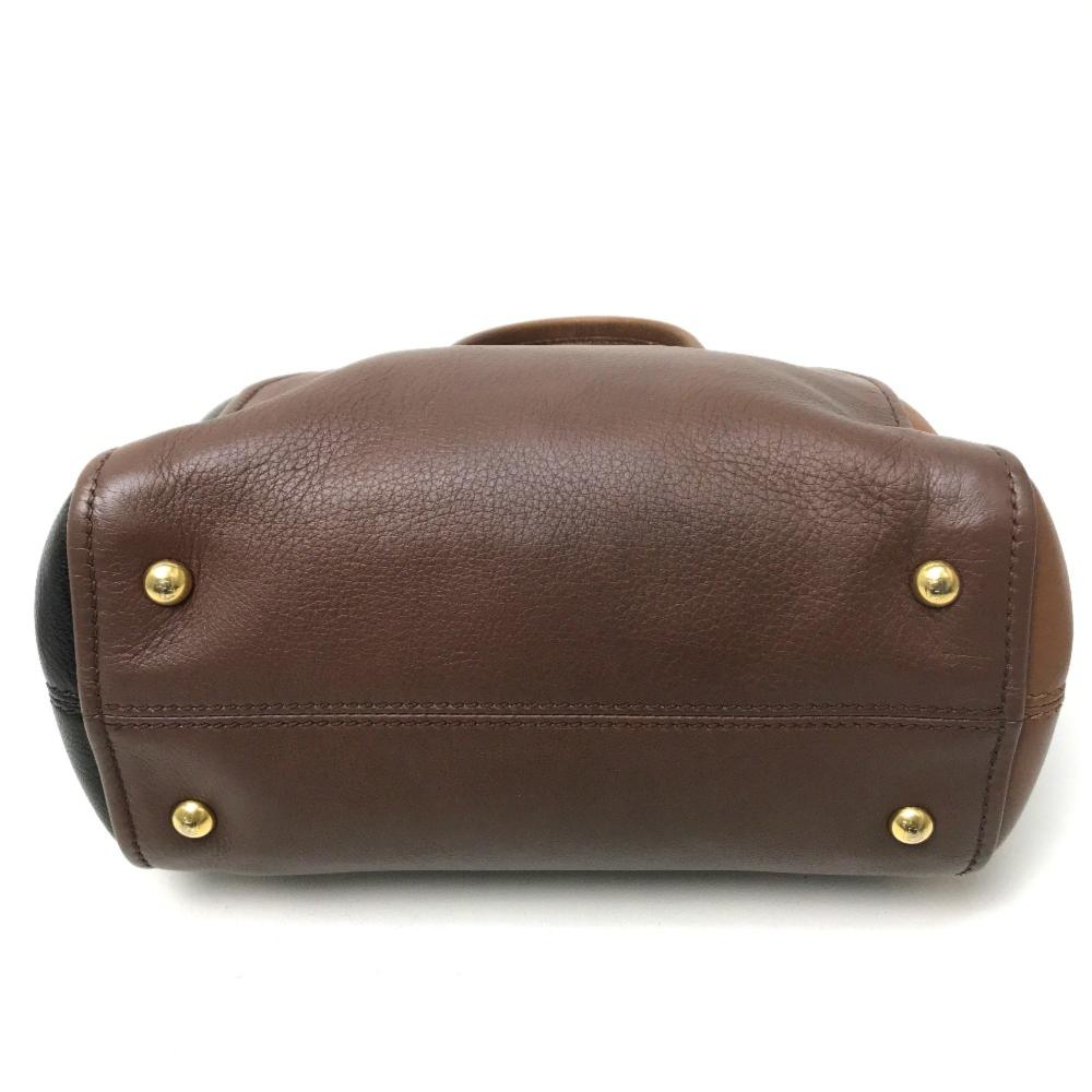 Brown Leather Fendi Handbag