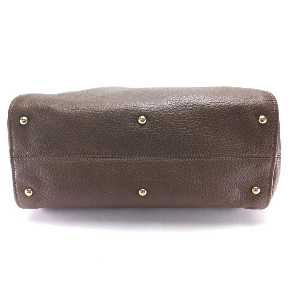 Brown Leather Fendi Handbag