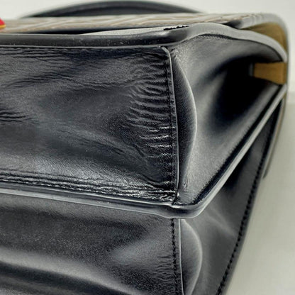Brown Leather Fendi Baguette