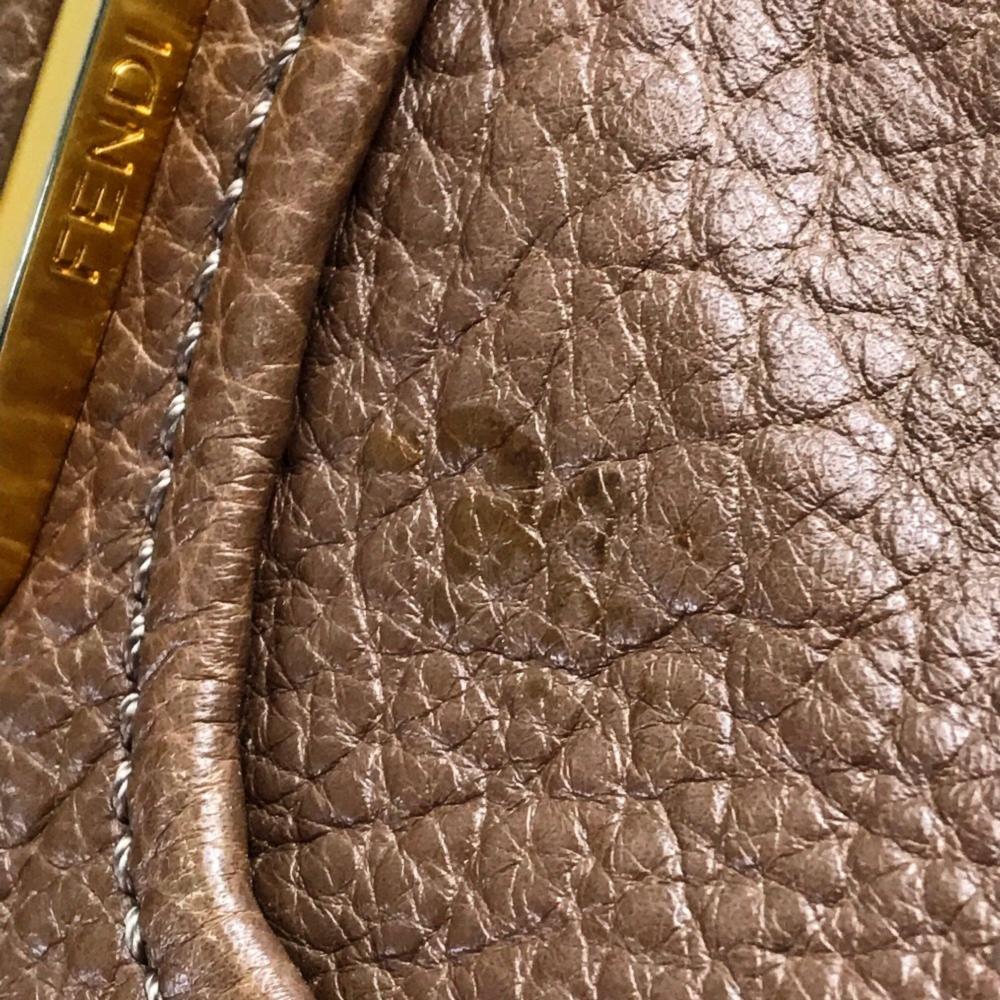 Brown Leather Fendi Handbag