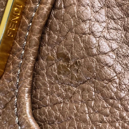 Brown Leather Fendi Handbag