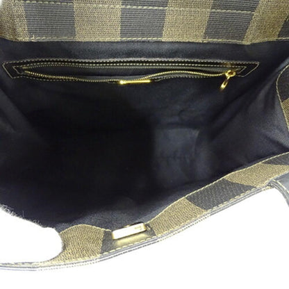 Brown Plastic Fendi Shoulder Bag