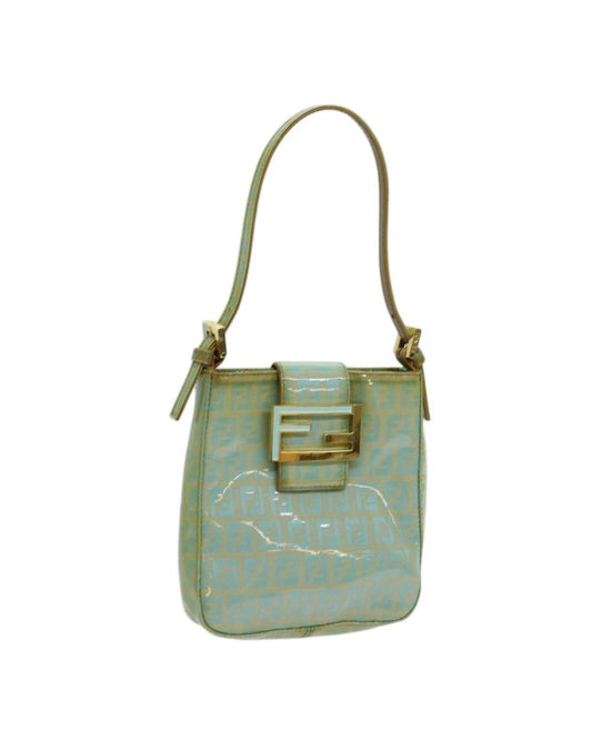 Green Canvas Fendi Handbag