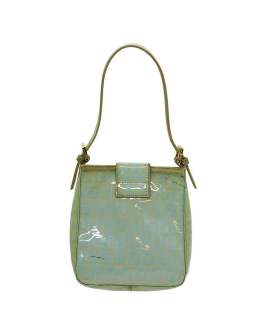 Green Canvas Fendi Handbag