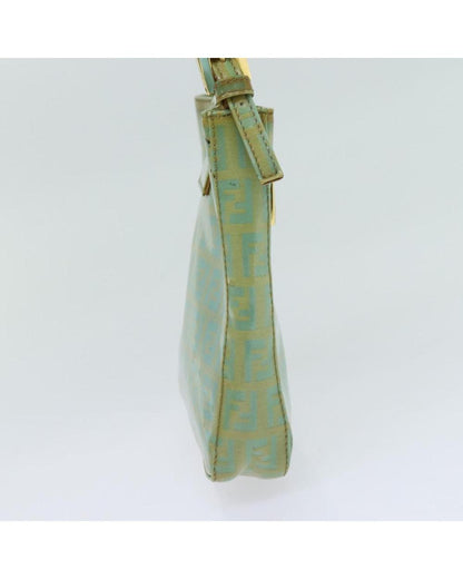 Green Canvas Fendi Handbag