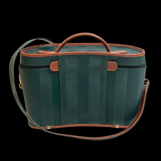 Green Leather Fendi Baguette