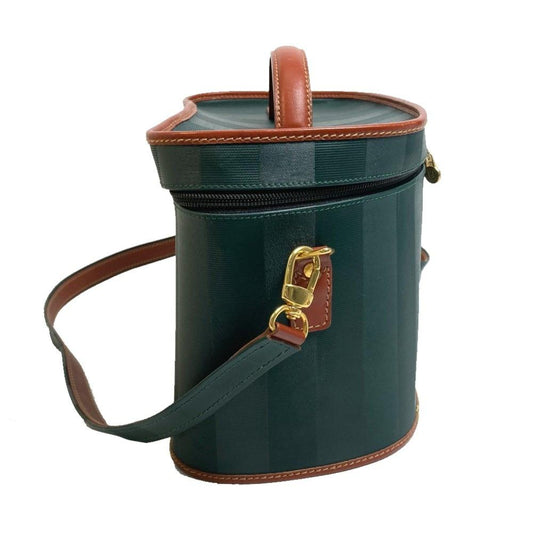 Green Leather Fendi Baguette