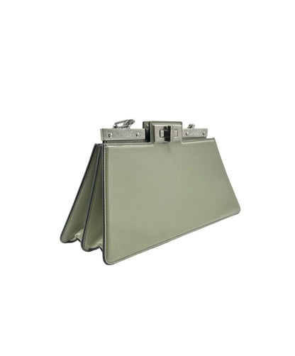 Green Leather Fendi Peekaboo