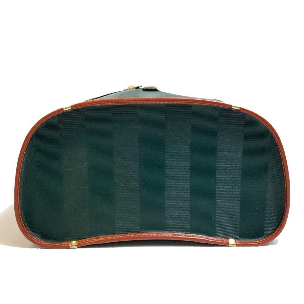 Green Leather Fendi Baguette