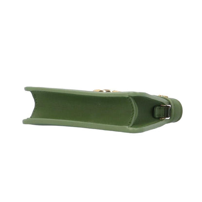 Green Leather Fendi Peekaboo
