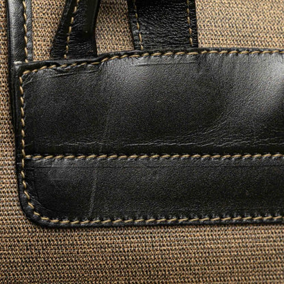 Grey Canvas Fendi Backpack