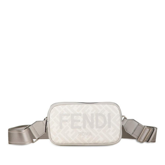 Grey Canvas Fendi Belt Bag