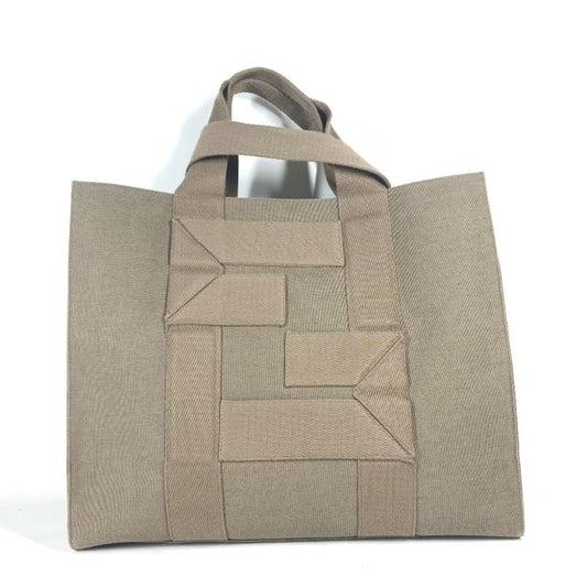 Grey Canvas Fendi Tote