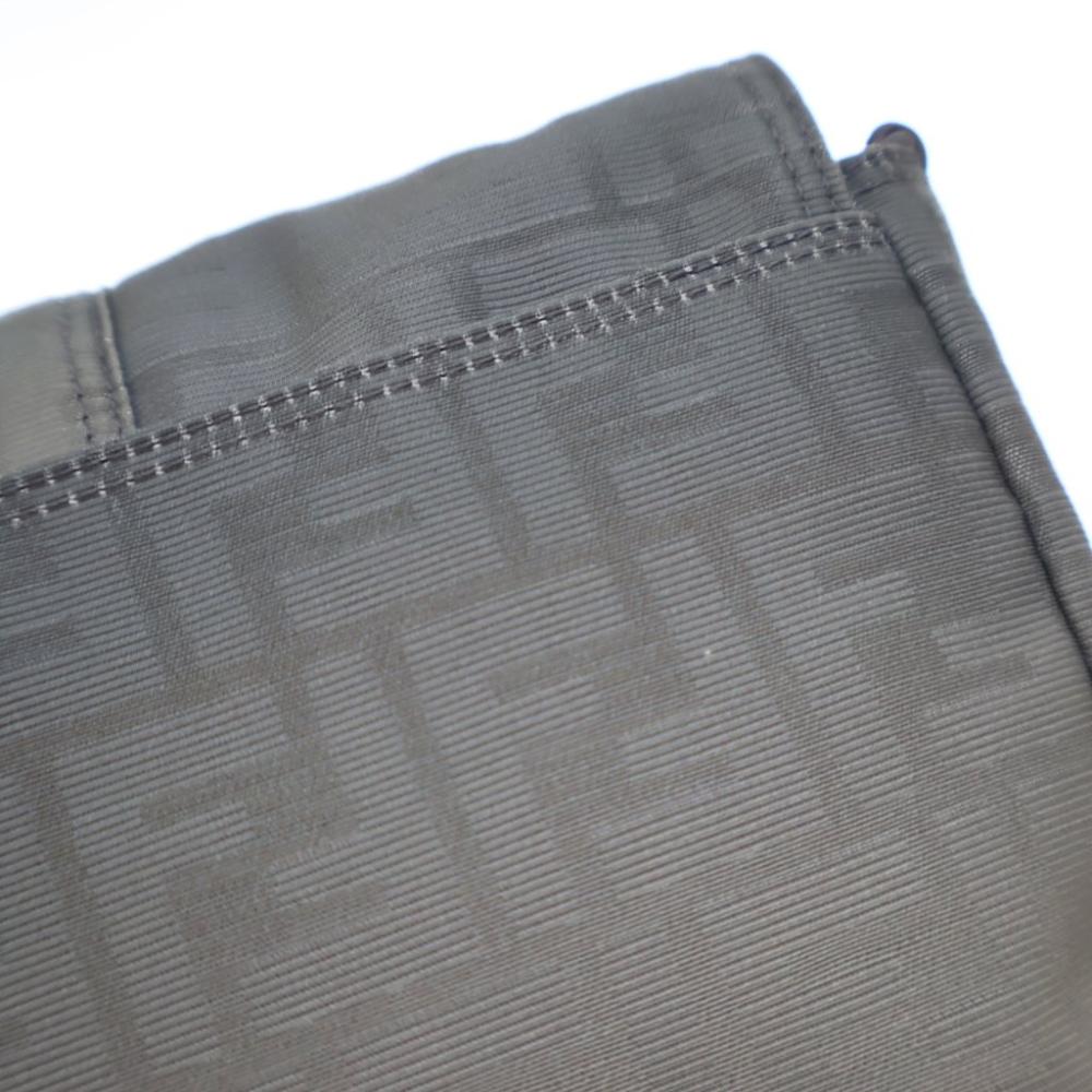 Grey Fabric Fendi Baguette