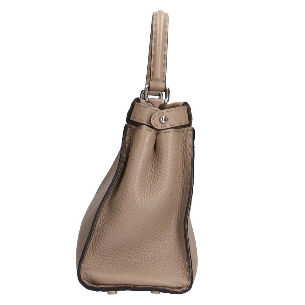 Grey Fabric Fendi Shoulder Bag