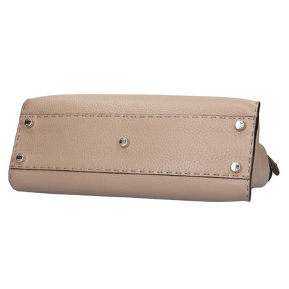 Grey Fabric Fendi Shoulder Bag