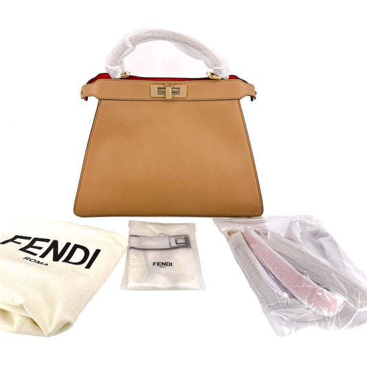 Multicolor Leather Fendi Peekaboo