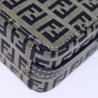 Navy Canvas Fendi Clutch