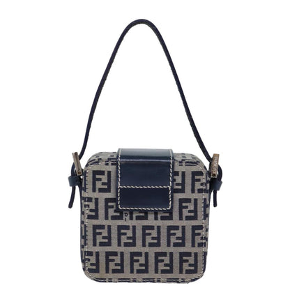 Navy Canvas Fendi Clutch