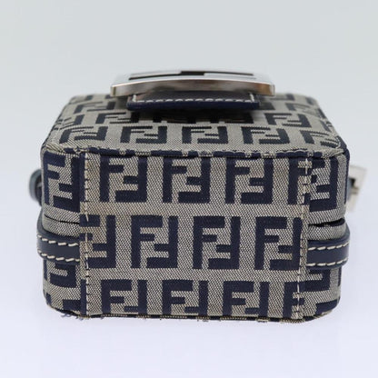Navy Canvas Fendi Clutch