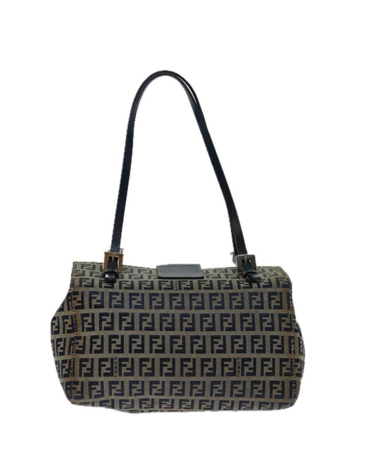 Navy Canvas Fendi Handbag