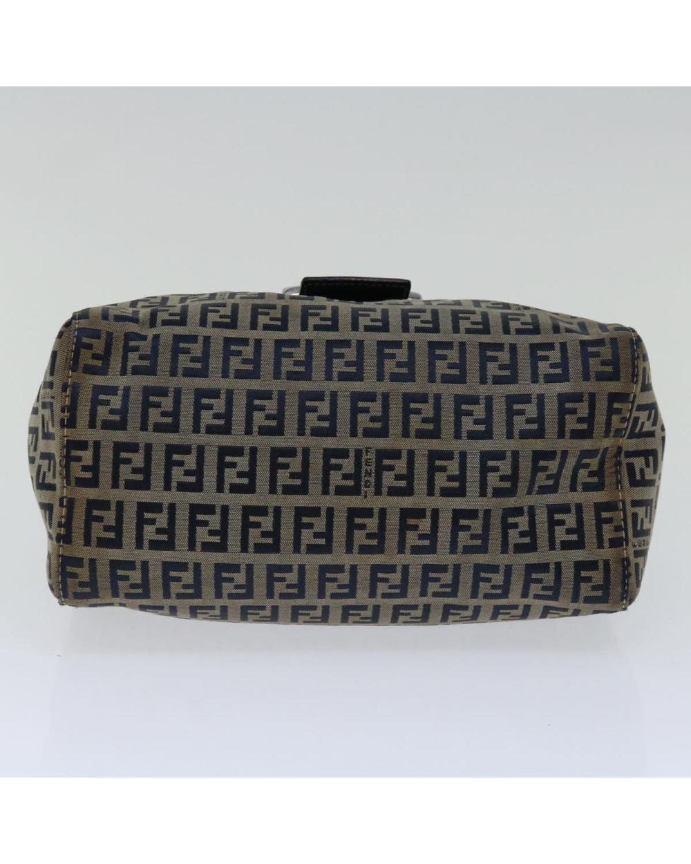 Navy Canvas Fendi Handbag