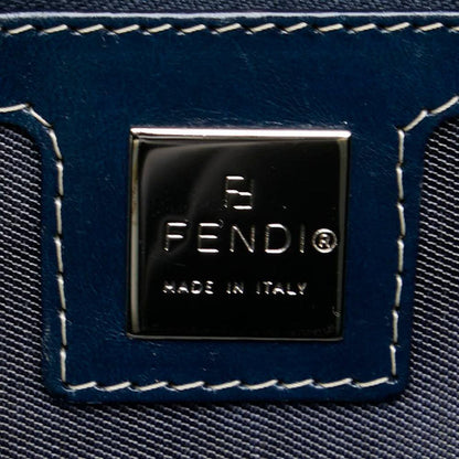 Navy Canvas Fendi Handbag