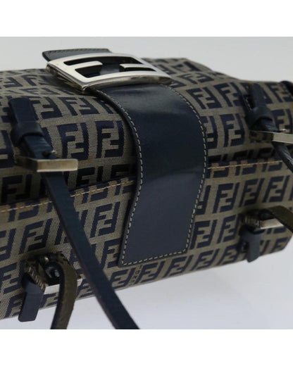 Navy Canvas Fendi Handbag