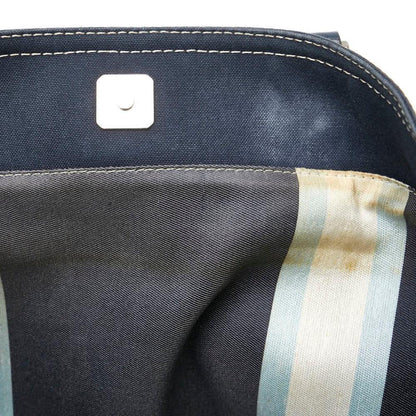 Navy Canvas Fendi Handbag
