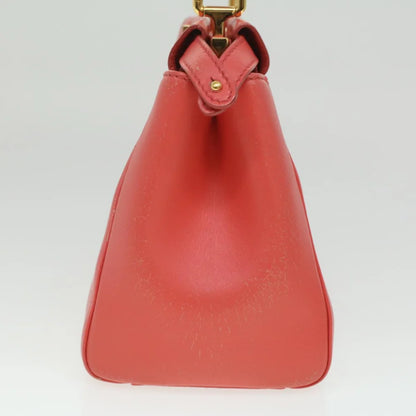 Orange Leather Fendi Handbag