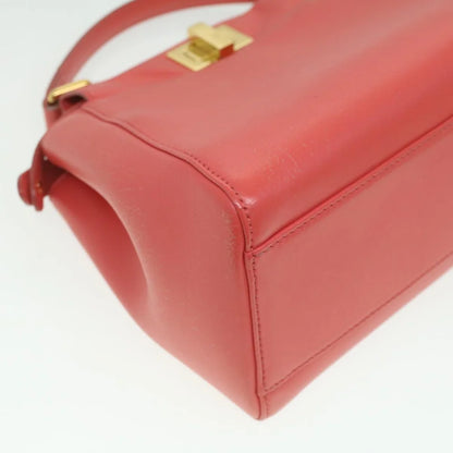 Orange Leather Fendi Handbag