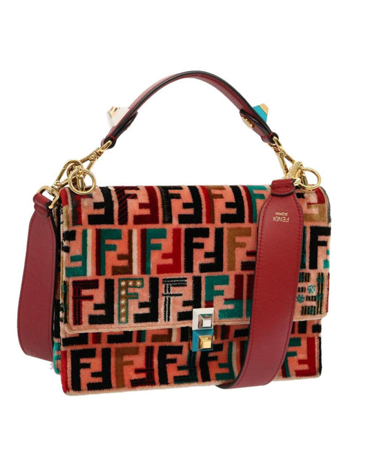 Pink Canvas Fendi Baguette