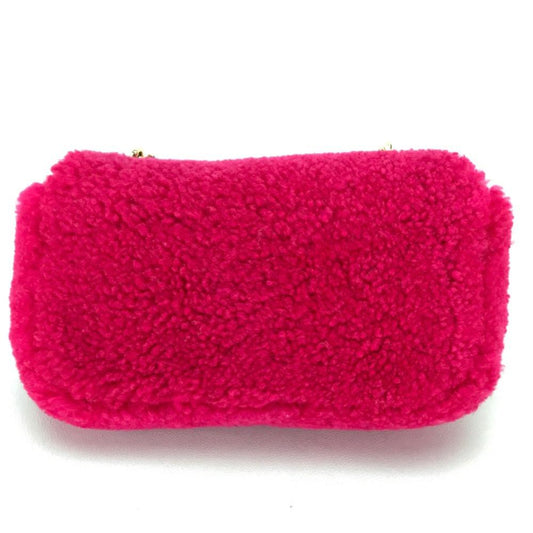 Pink Canvas Fendi Shoulder Bag