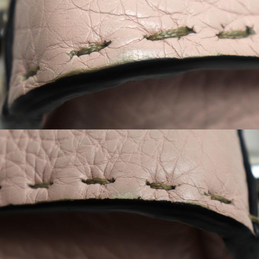 Pink Fabric Fendi Peekaboo