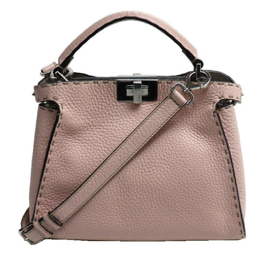 Pink Fabric Fendi Peekaboo